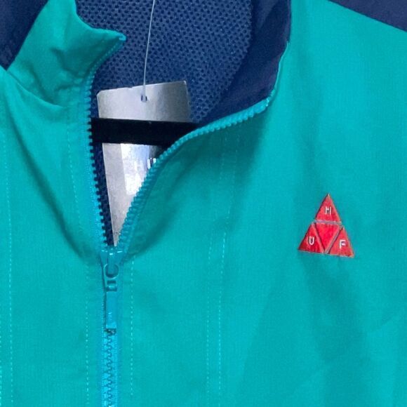 NWT Huf Worldwide Quarter Zip Switzer Anorak Pullover Jacket Oversized XS/S - Picture 4 of 8